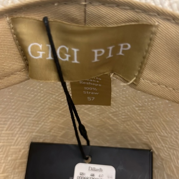GIGI PIP CARA LOREN PENCIL BRIM STRAW - Picture 10 of 16